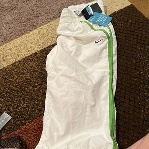 NWT!! Nike white slip capris. New with tags.  Medium.